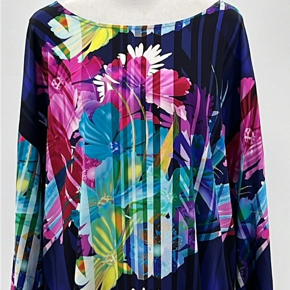 Soft Surroundings Mignon Top in Righteous Violet - NEW - Size Medium - Picture 3 of 8